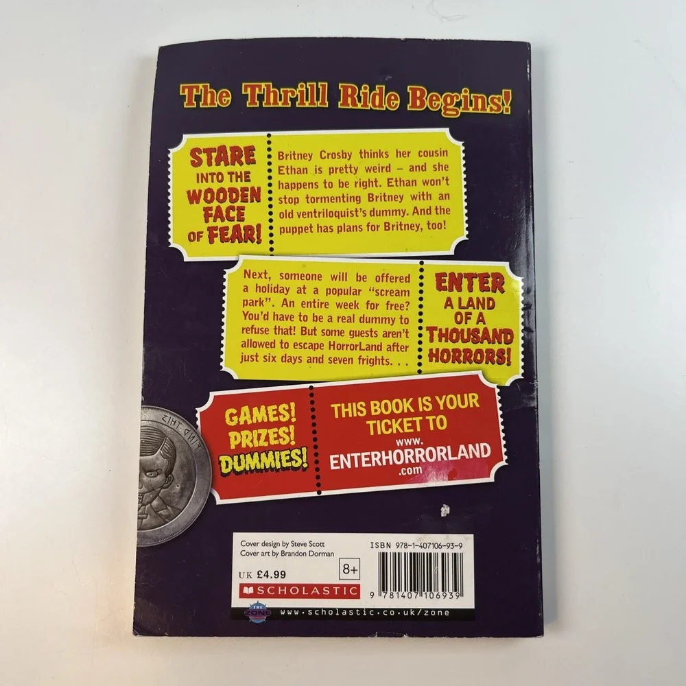 Revenge Of The Living‎ Dummy GOOSEBUMPS HorrorLand #1 RL Stine 2008